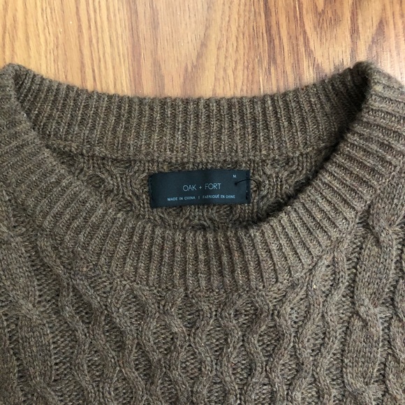 Oak + Fort Brown knit sweater - Picture 2 of 4